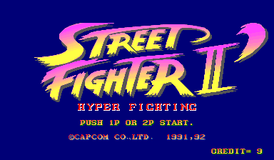 Street Fighter II': Hyper Fighting (World 921209)